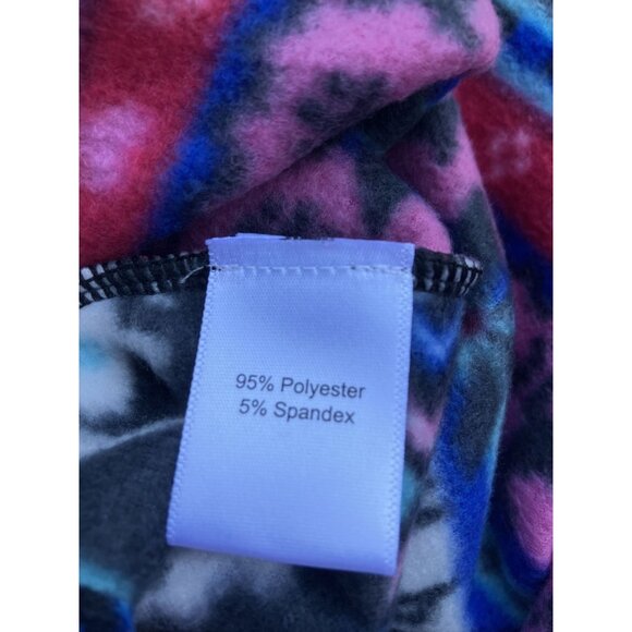 Vera Bradley Nordic Fair Isle Fleece Popover Snap Top Size M Pockets Cozy Soft - Picture 5 of 7